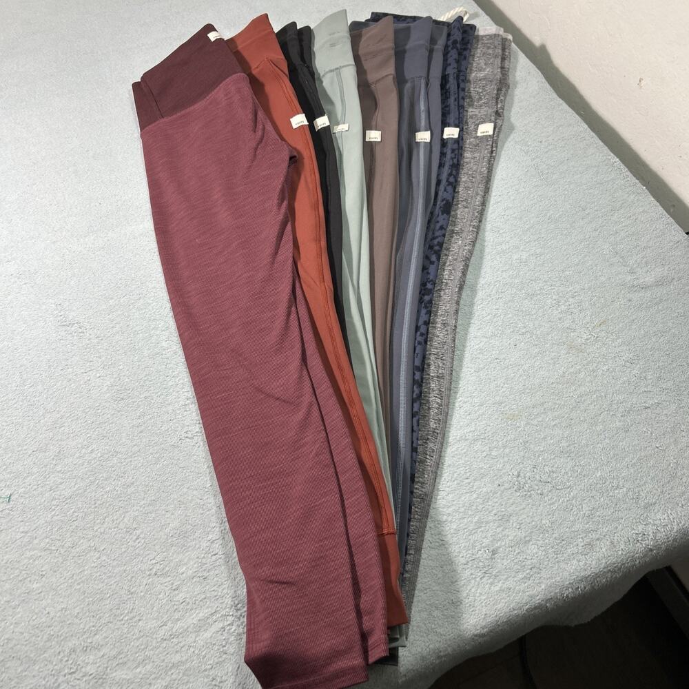 8x Vuori Pull on Daily Pocket AllTheForm Leggings Jogger Pants Small Bundle